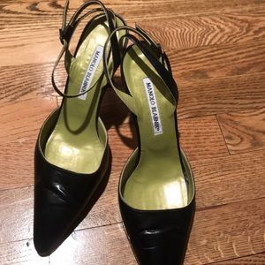 Manolo Blahnik Ankle wrap shoes